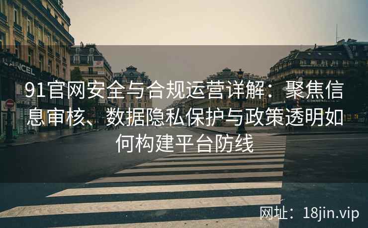 91官网安全与合规运营详解：聚焦信息审核、数据隐私保护与政策透明如何构建平台防线